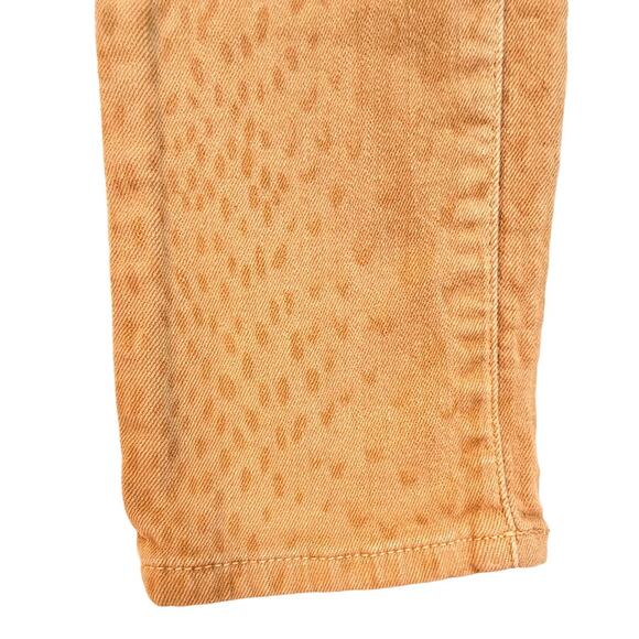 Vans Tan Leopard Spotted Animal Print Skinny Leg Jeans - Picture 6 of 7